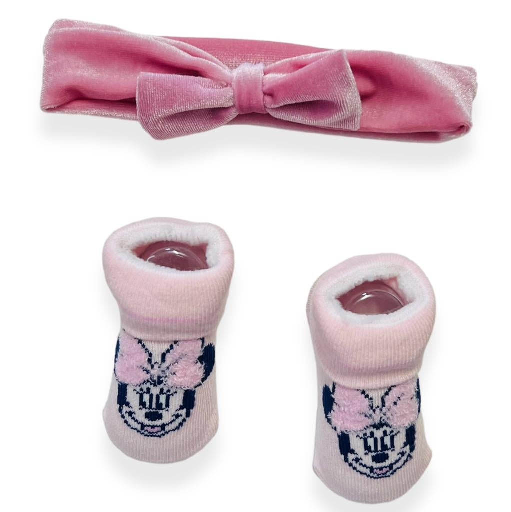 Baby-Minnie-Schuhe + Stirnband-Set